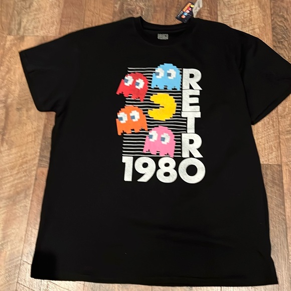 brisco Other - MENS PAC-MAN T SHIRT BLACK